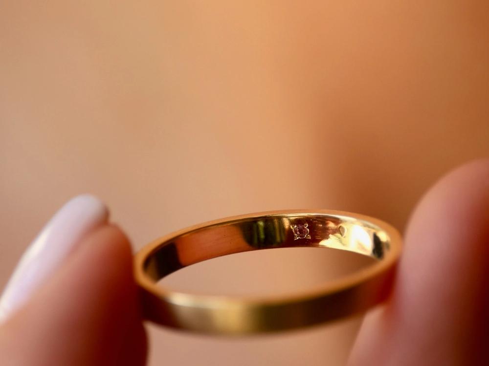 Nangi Birthstone inside the ring band