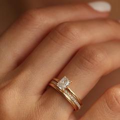 Nangi fine jewelry - white ring in gold
