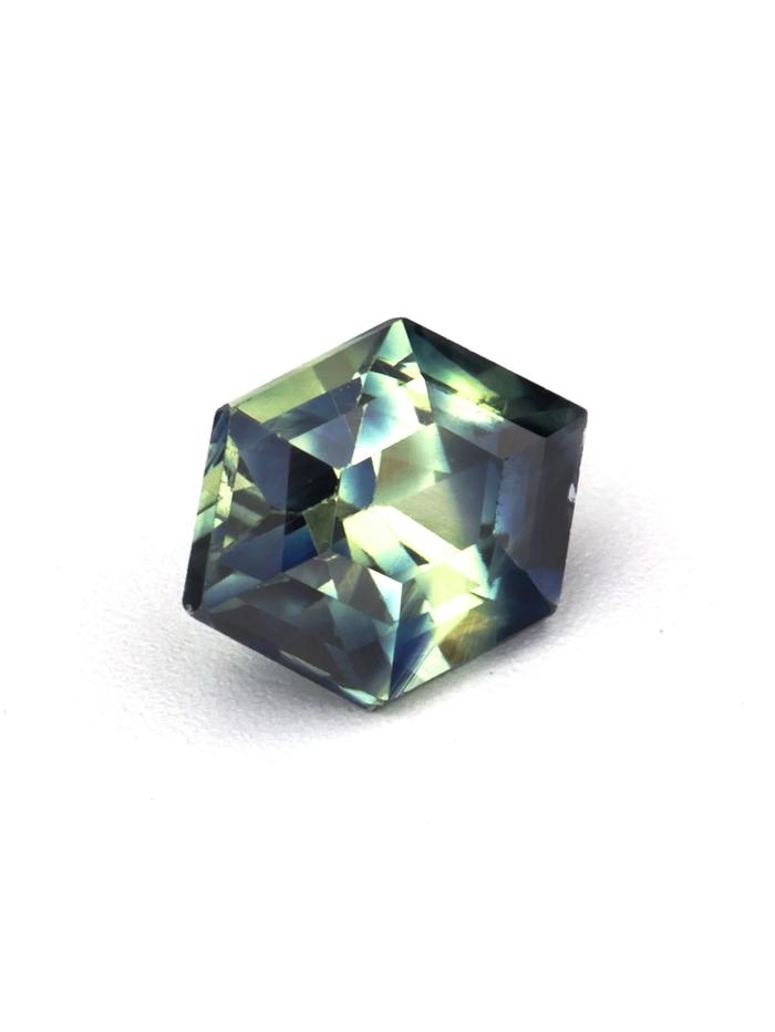Nangi fine jewelry - teal / Peacock gemstone in gold