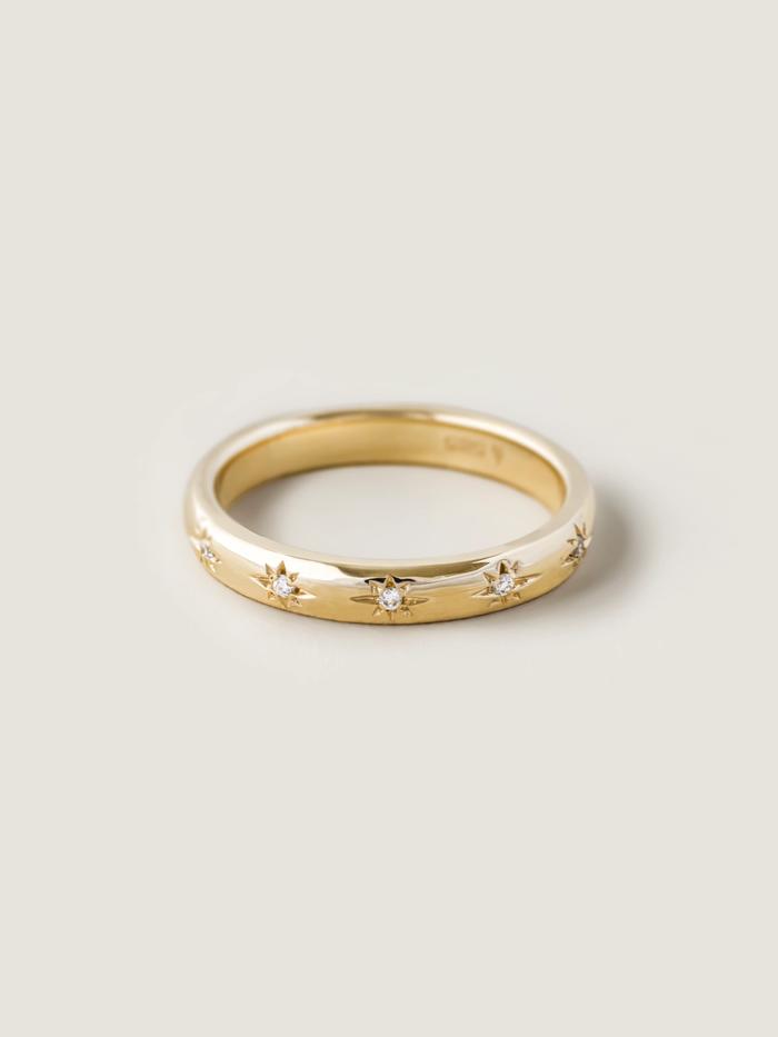 Nangi fine jewelry - lab-grown diamond ring in gold