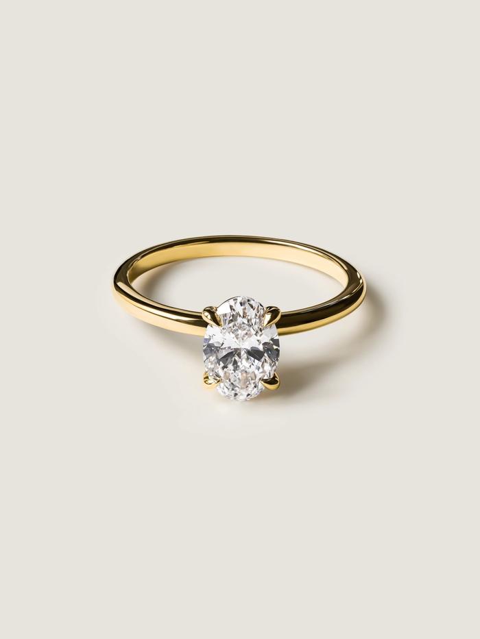 Nangi fine jewelry - lab-grown diamond ring in gold