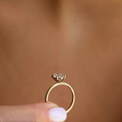 Nangi fine jewelry - lab-grown diamond ring in gold