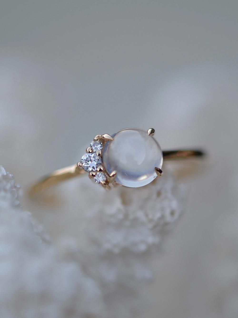 Moonstone & Diamonds 