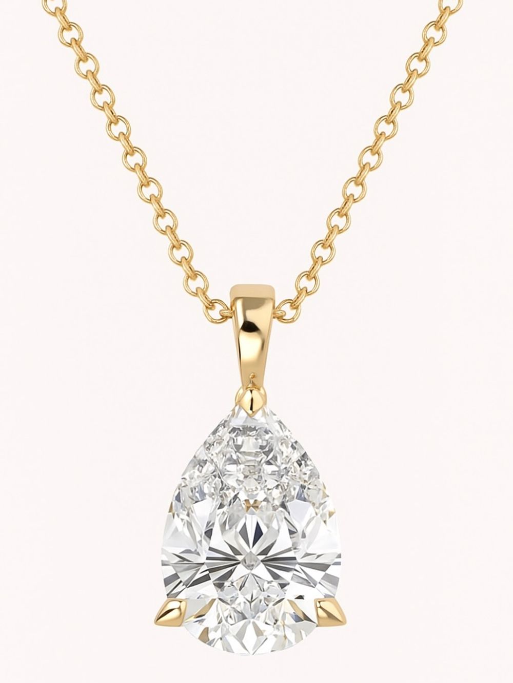 Diamond Drop Pendant 0,75 ct
