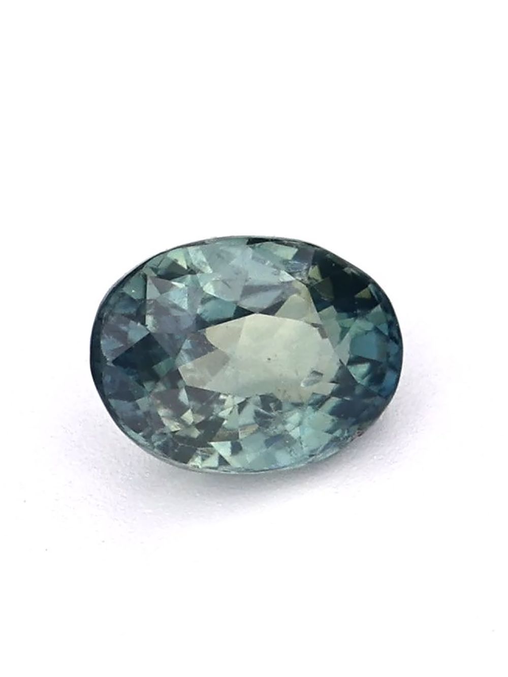 0.96 ct Teal, Oval Sapphire