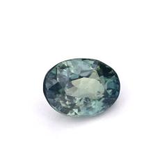 Nangi fine jewelry - teal / Peacock sapphire gemstone in gold