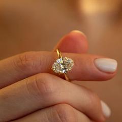 Nangi fine jewelry - white ring in gold