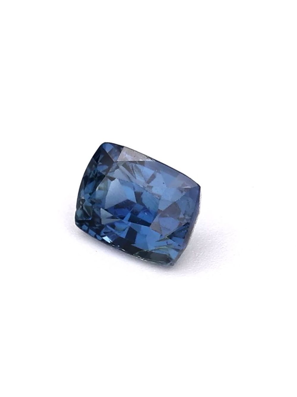 0.94ct Navy Blue, Cushion Cut Sapphire