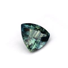 Nangi fine jewelry - teal / Peacock sapphire gemstone in gold
