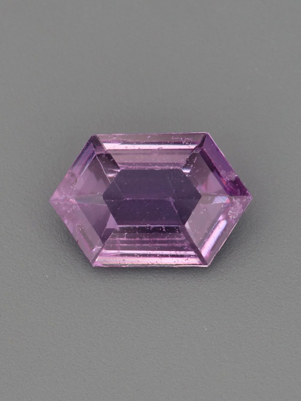 Violet Twilight Sapphire — 0.58 ct Hexagon Cut