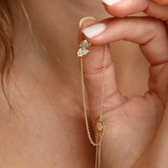 Nangi fine jewelry - white lab-grown diamond bracelet in gold