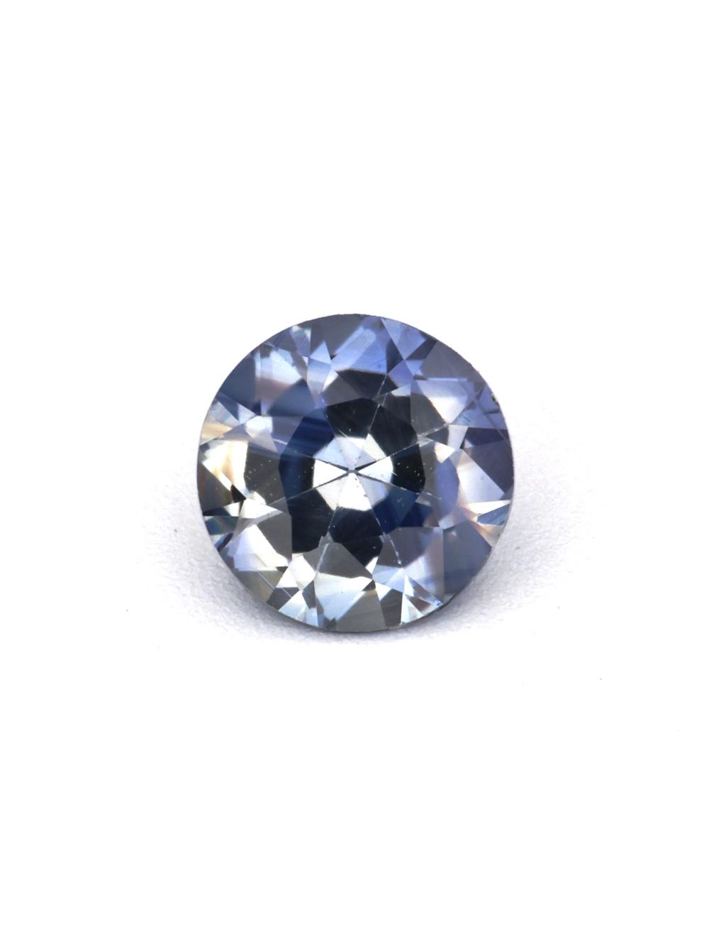 Frost Clover Sapphire — 0.38 ct Round Cut