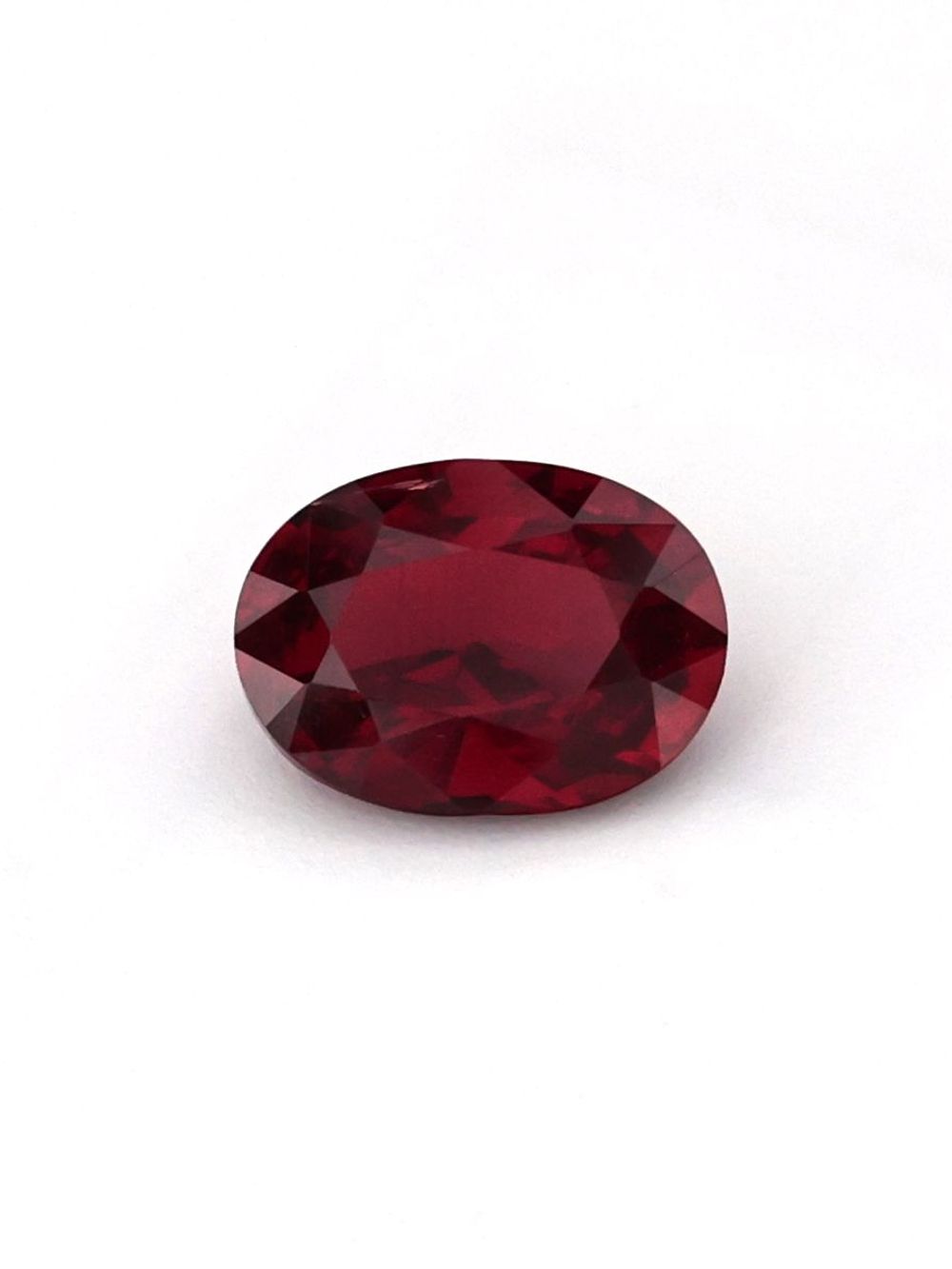 0.45 ct Red, Oval Ruby 
