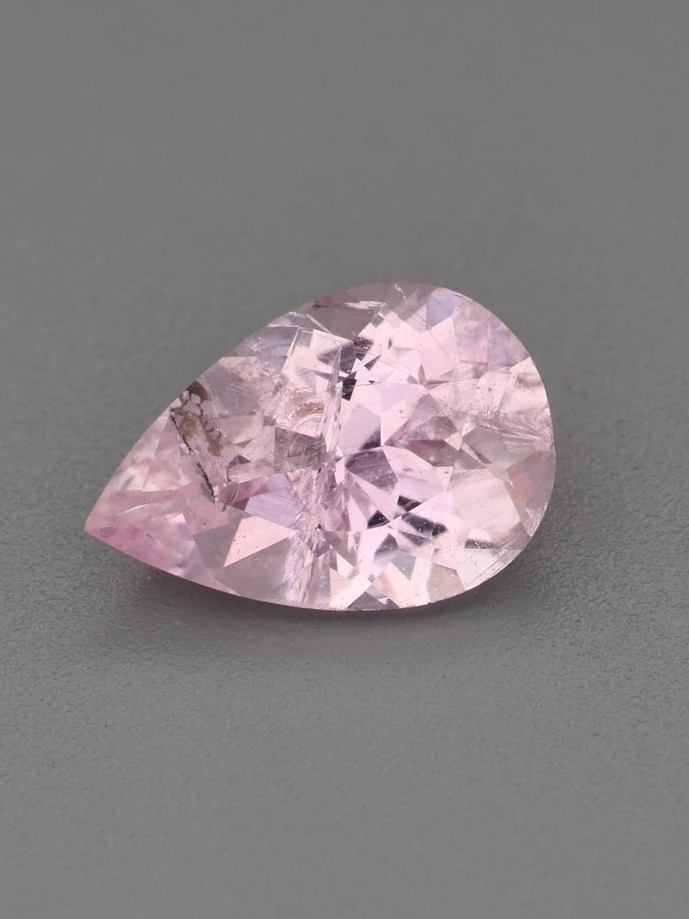 0.47 ct Frosted Pink, Pear Cut Tourmaline