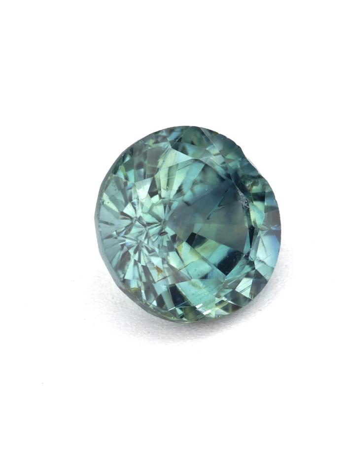 Nangi fine jewelry - teal / Peacock sapphire gemstone in gold
