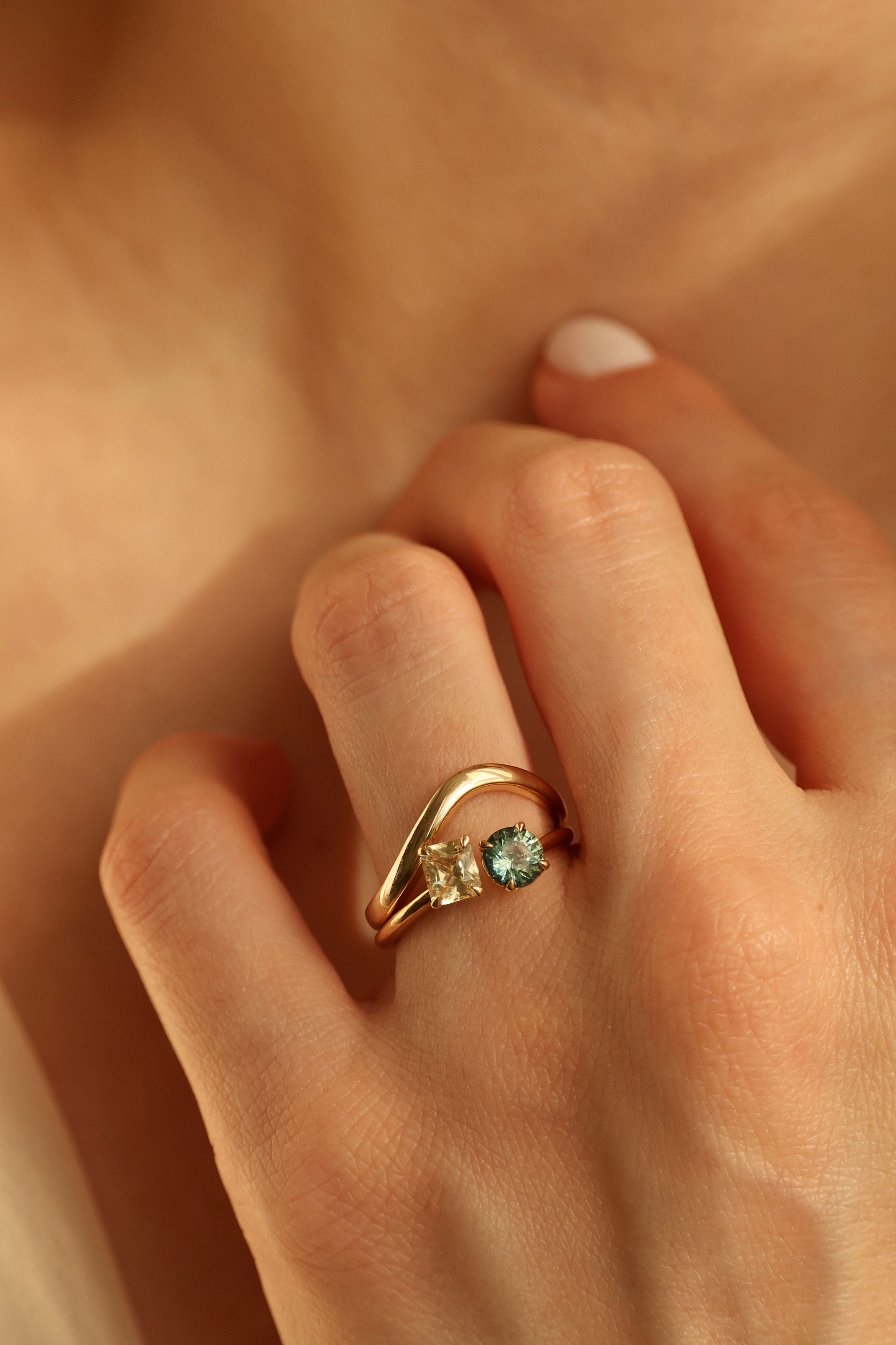 Golden Haze Toi Et Moi | Nangi Fine Jewelry
