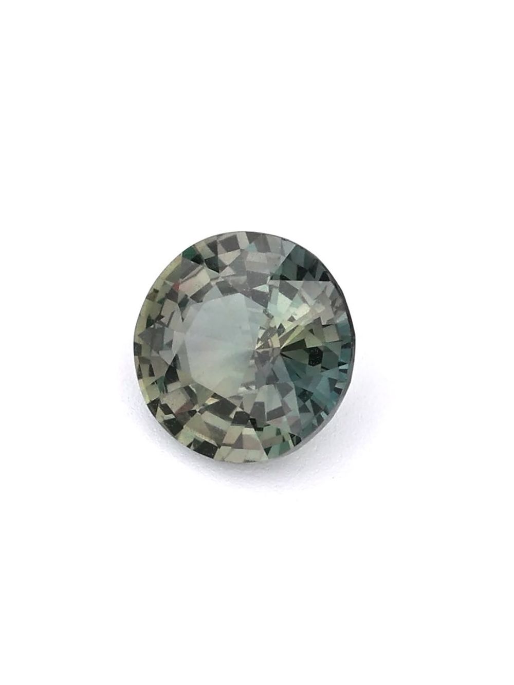 1.40 ct Green, Round Sapphire