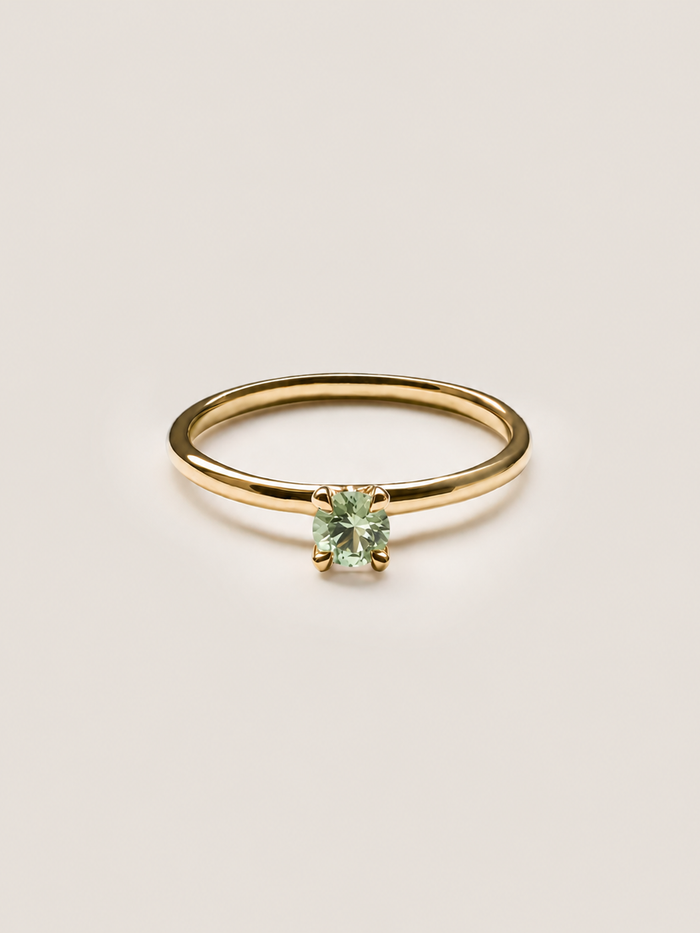 Nangi fine jewelry - green ring in gold