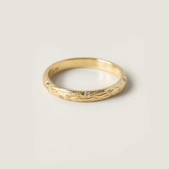 Nangi fine jewelry - lab-grown diamond ring in gold