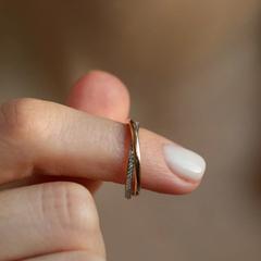Nangi fine jewelry - white ring in gold
