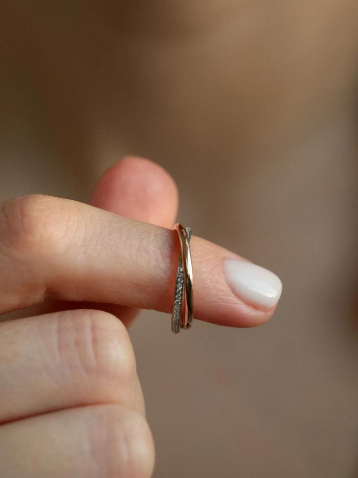 Nangi fine jewelry - white ring in gold