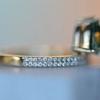 Nangi fine jewelry - green sapphire ring in yellow gold