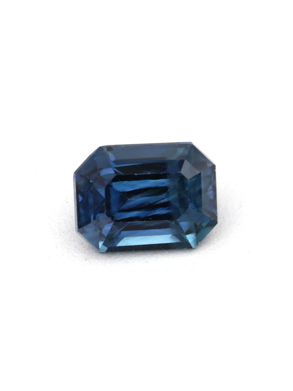 Midnight Ocean Sapphire — 0.35 ct Emerald Cut