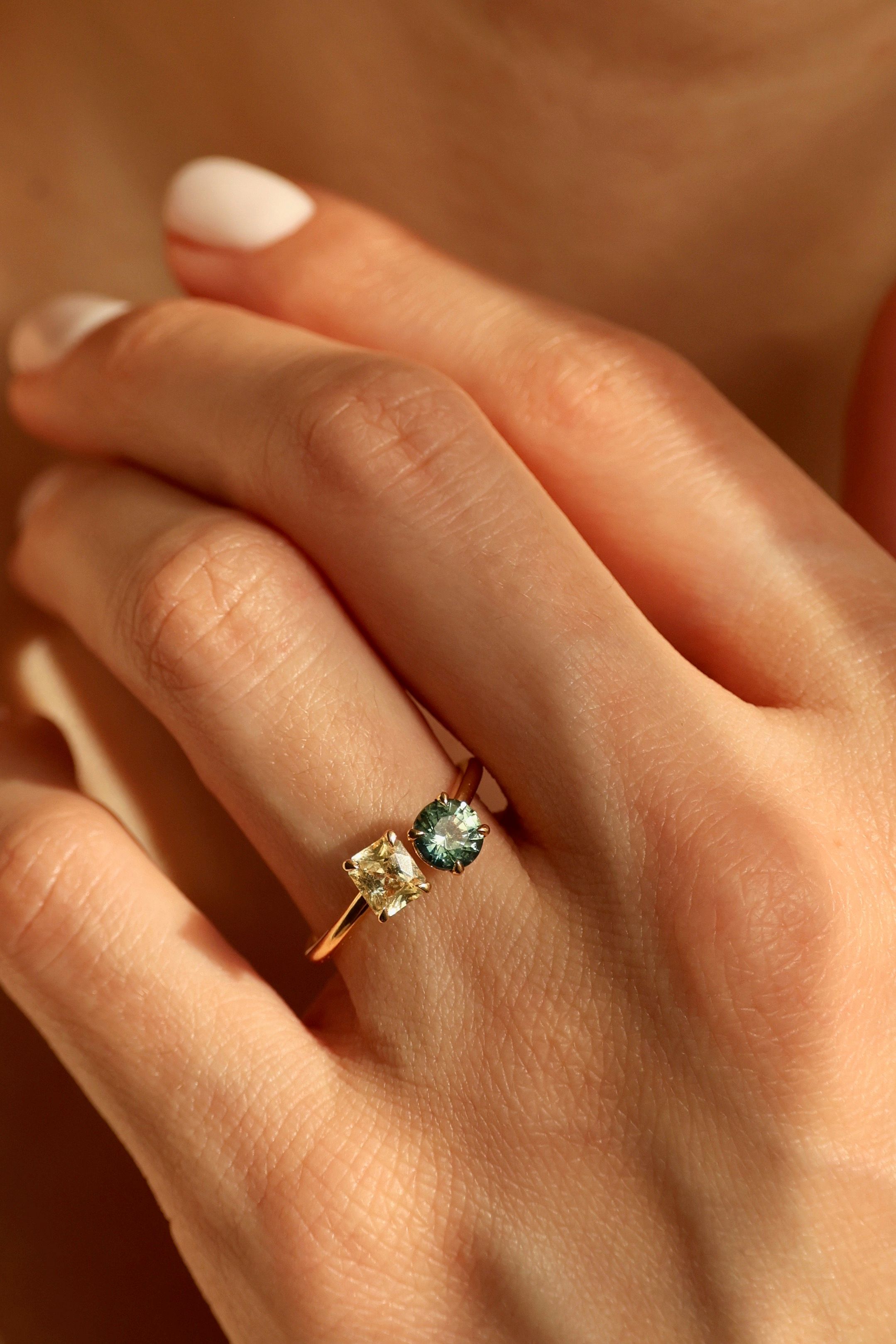 Golden Haze Toi Et Moi | Nangi Fine Jewelry