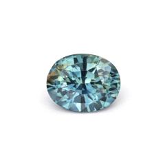 Nangi fine jewelry - teal / Peacock sapphire gemstone in gold
