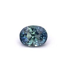 Nangi fine jewelry - teal / Peacock sapphire gemstone in gold