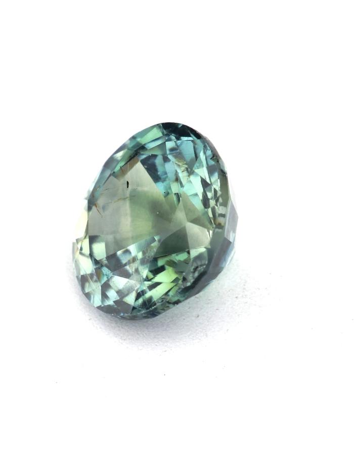 Nangi fine jewelry - teal / Peacock sapphire gemstone in gold