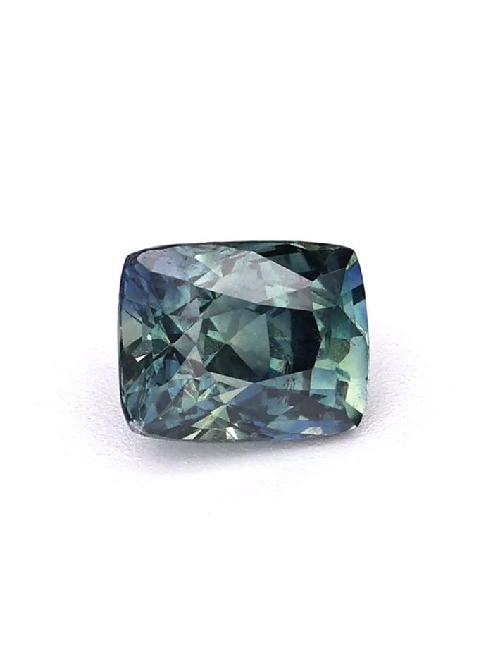 Nangi fine jewelry - teal / Peacock sapphire gemstone in gold
