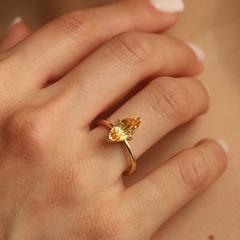 Nangi fine jewelry - yellow ring in gold