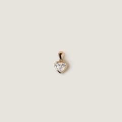 Nangi fine jewelry - white lab-grown diamond pendant in gold