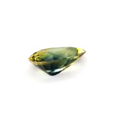 Nangi fine jewelry - teal sapphire gemstone in gold