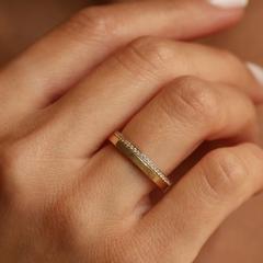 Nangi fine jewelry - lab-grown diamond ring in gold