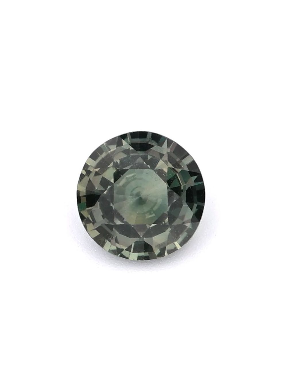 1.40 ct Green, Round Sapphire