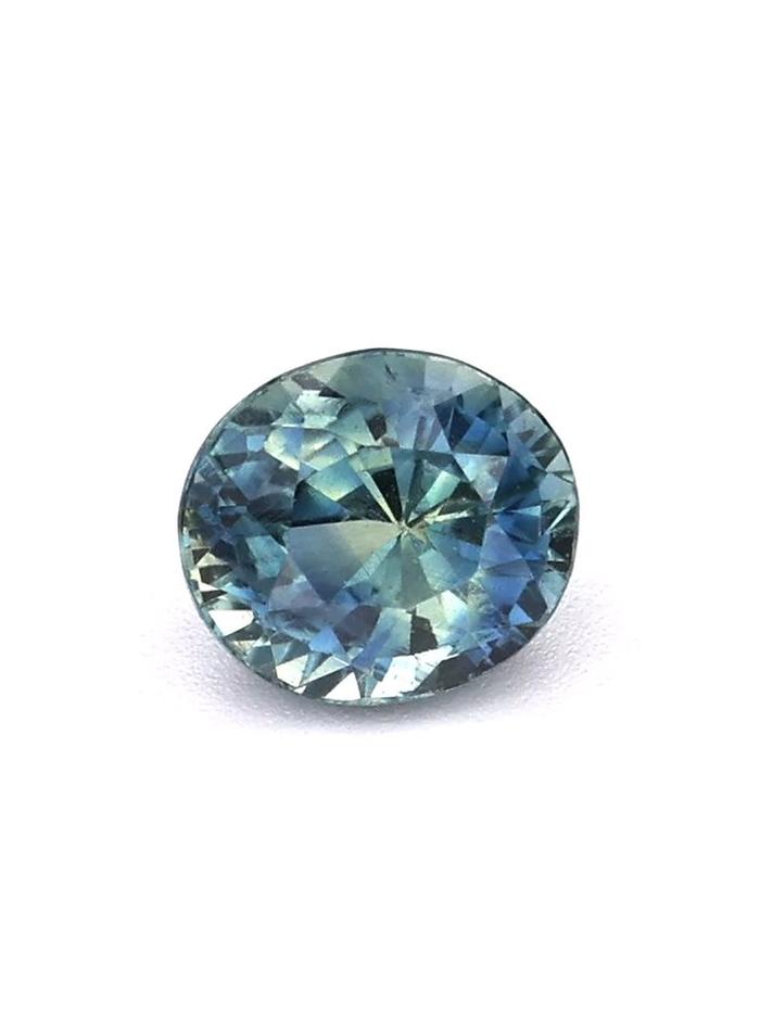 Nangi fine jewelry - teal / Peacock sapphire gemstone in gold