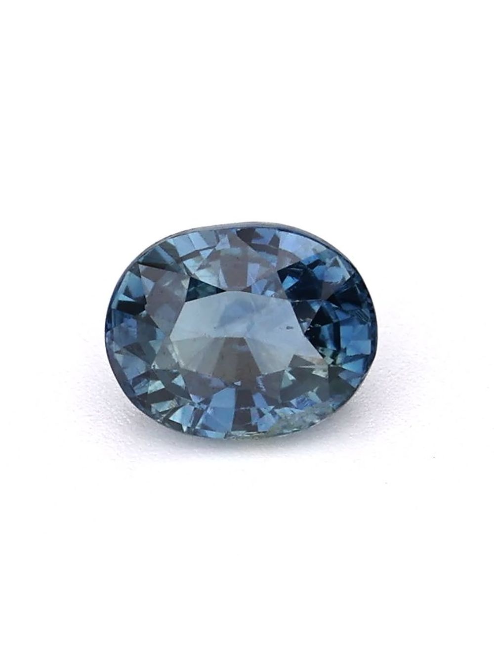 1.03 ct Teal, Oval Sapphire