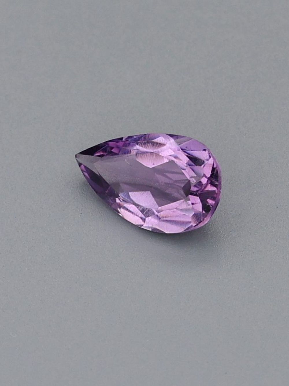 0.84 ct Intense Purple, Pear Cut Amethyst