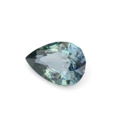 Nangi fine jewelry - teal / Peacock sapphire gemstone in gold