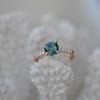 Nangi fine jewelry - green sapphire ring in rose_gold