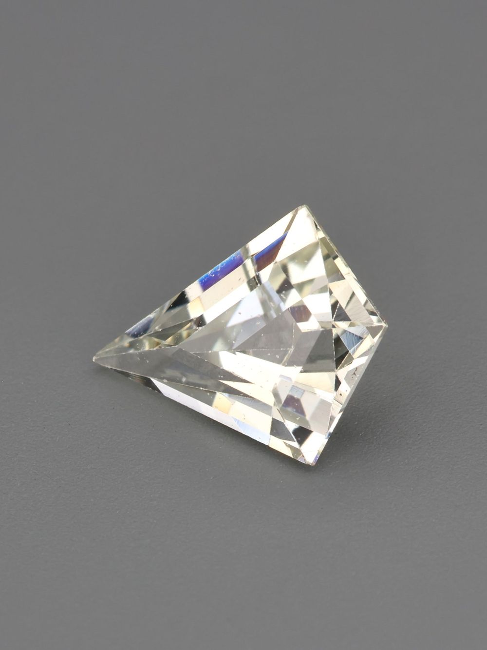Island Vanilla Sapphire — 0.88 ct Shield Cut