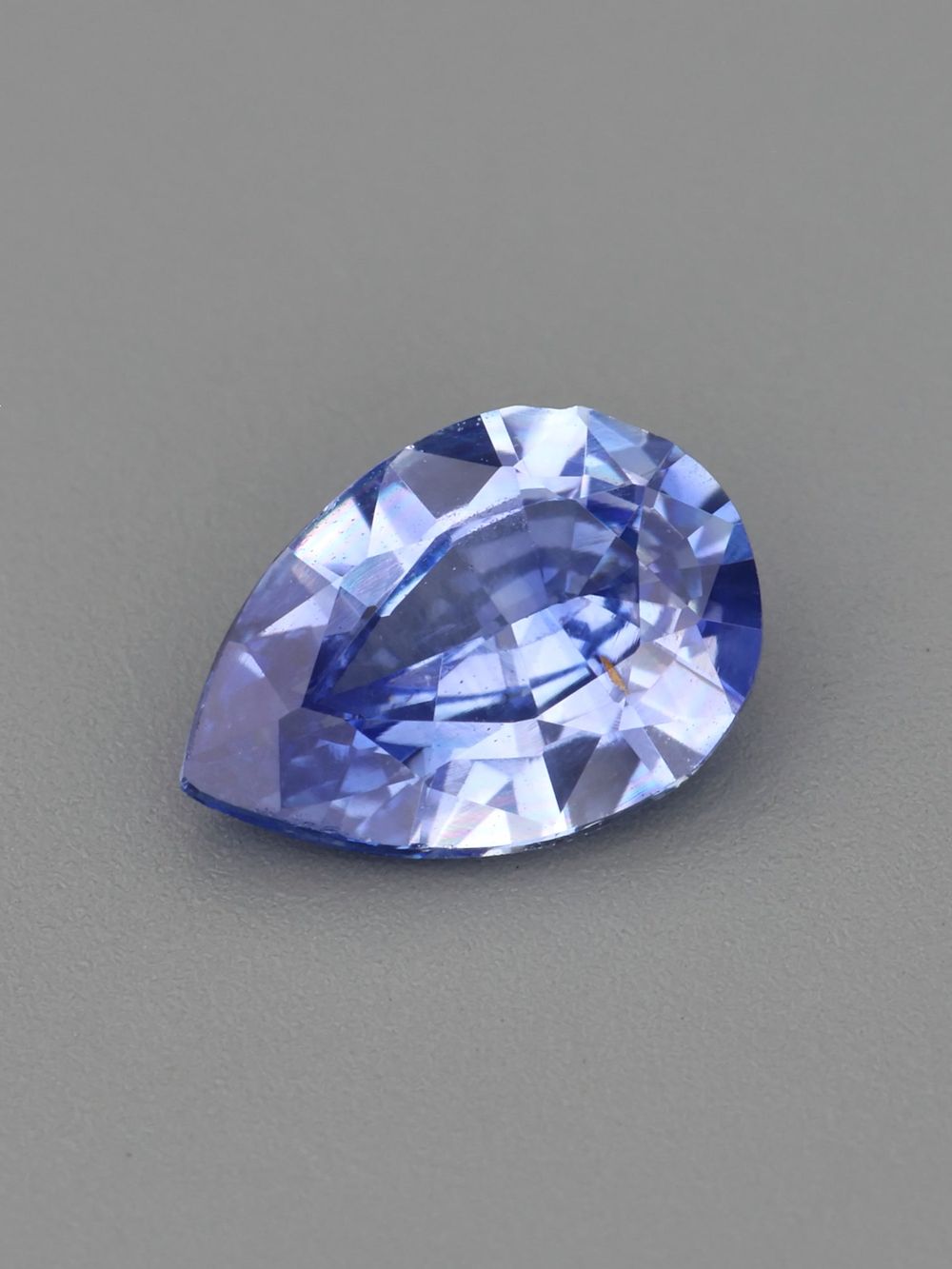 Ceylon Cornflower Sapphire — 0.52 ct Pear Cut