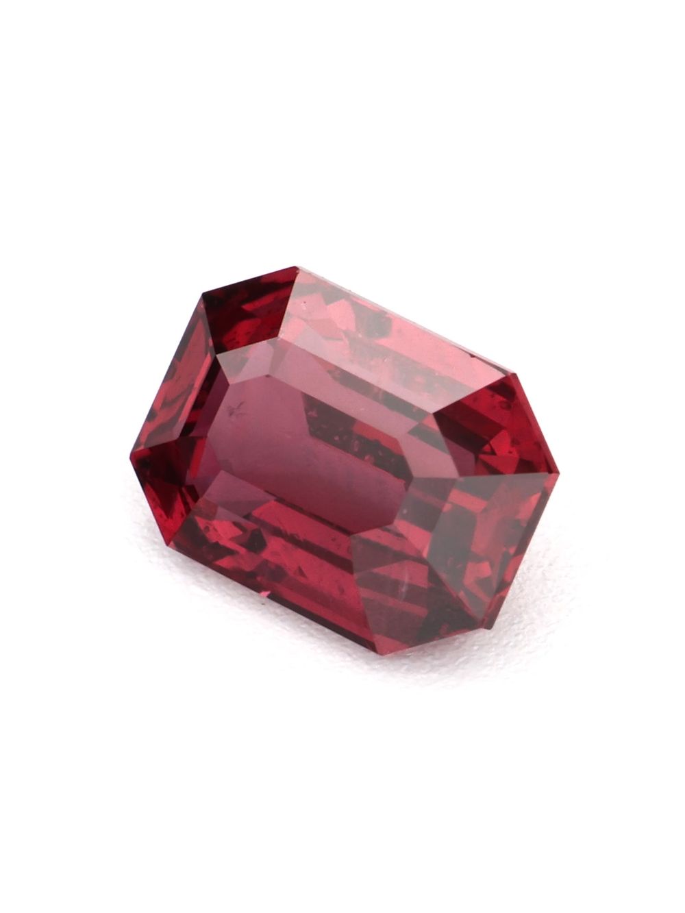  0.55 ct Unheated Royal Red Ruby, Elongated Emerald