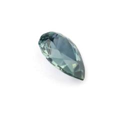 Nangi fine jewelry - teal / Peacock sapphire gemstone in gold
