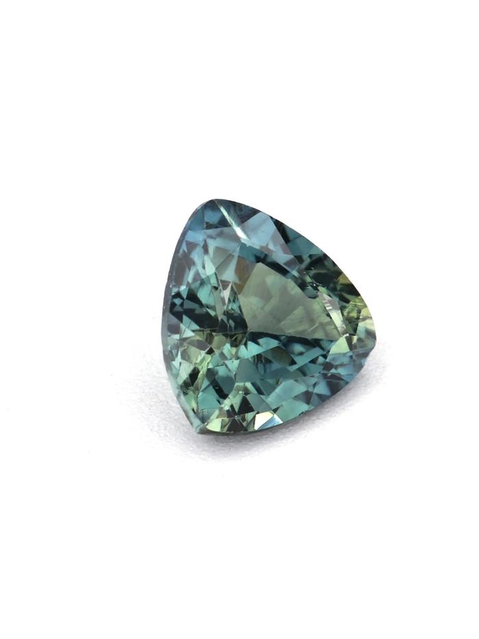 Nangi fine jewelry - teal / Peacock gemstone in gold