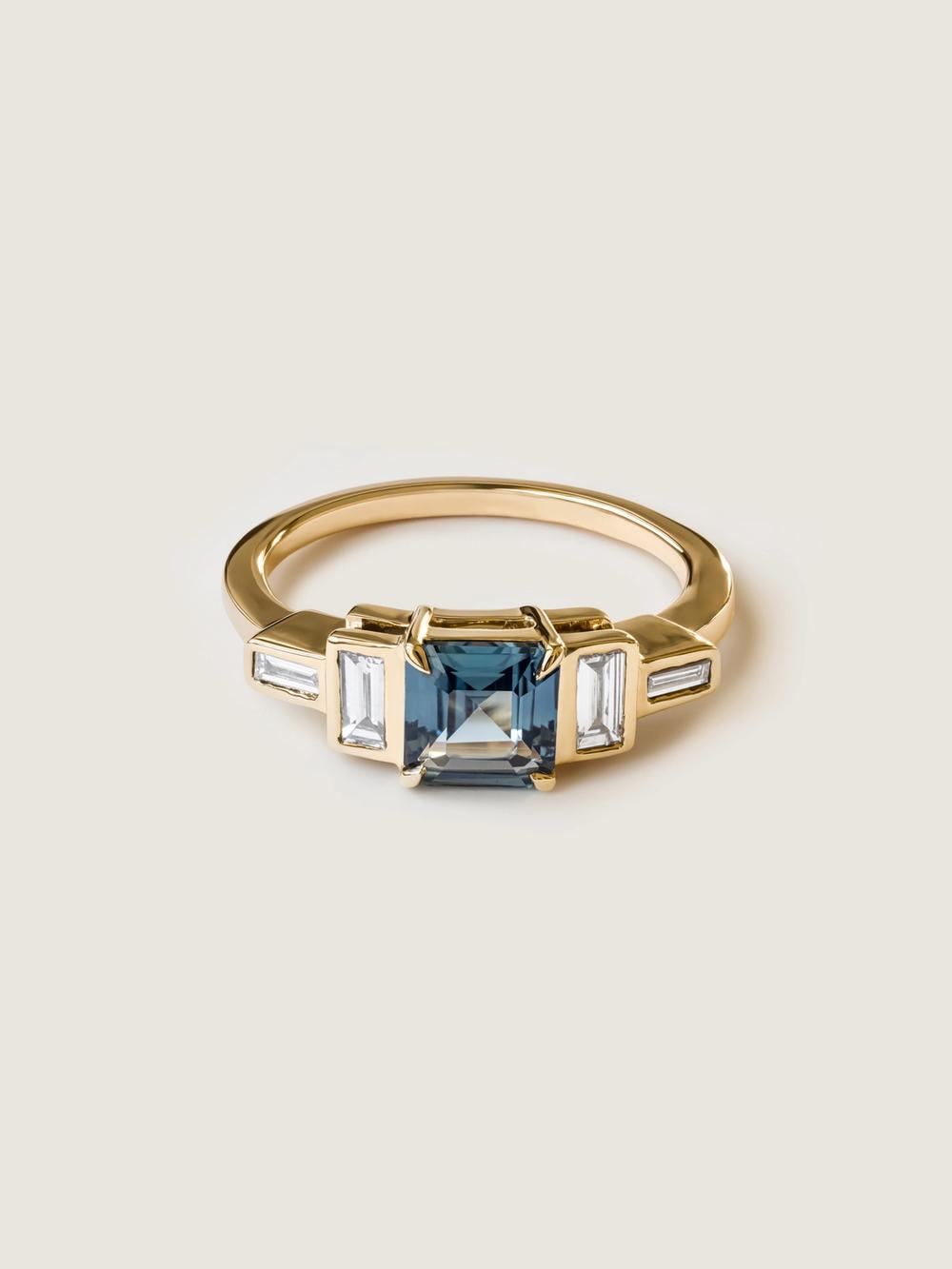 Art Deco Royal Tide Sapphire