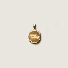 Nangi fine jewelry - white lab-grown diamond pendant in gold