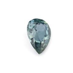 Nangi fine jewelry - teal / Peacock sapphire gemstone in gold